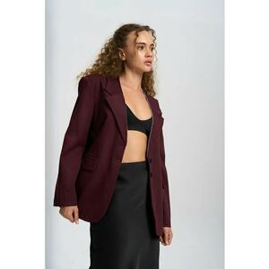 Sacou dama - Volda - rosu - textil imagine