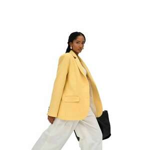 Sacou dama Emma - galben chihlimbar - textil imagine