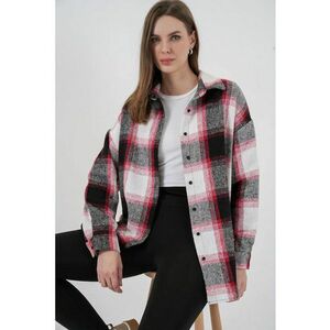 Camasa dama - HiCCUP - flanel - regular fit - caramiziu - textil imagine