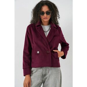 Jacheta dama - Textil - Rosu Burgund - imagine