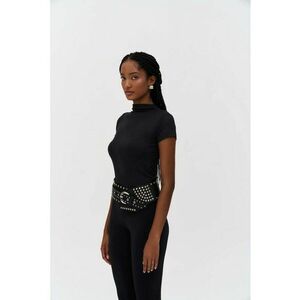 Tricou dama - Anvers Crop - negru - jerseu imagine