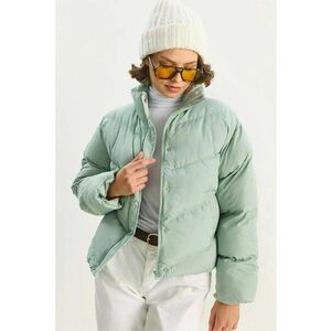 Geaca Puffer femei - verde menta - textil imagine
