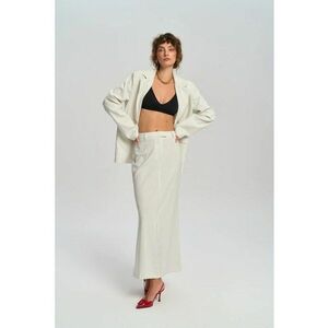 Fusta Fusta Bruno cu dungi - Ivory Natural - textil imagine