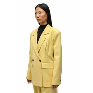 Sacou dama - Solvei - galben chihlimbar - textil imagine