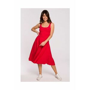 Rochie Bumbac/Elastan - Rosu imagine