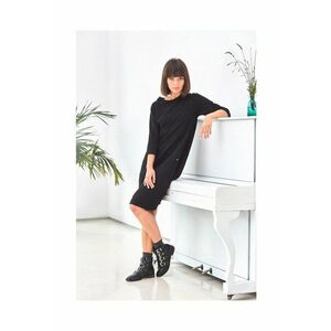 Rochie bomber pentru femei - Negru imagine