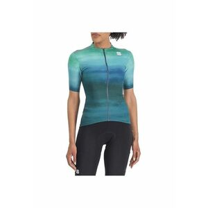 Tricou ciclism dama Flow Supergiara Turcoaz/Bleu - Turcoaz imagine