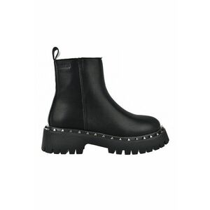 Ghete de piele cu fermoar - Negru imagine