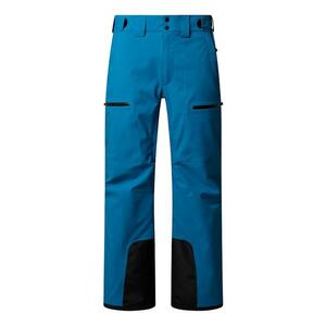 Pantaloni impermeabili si rezistenti la vant pentru ski Chakal - Negru/Albastru imagine