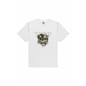 Tricou din bumbac cu imprimeu - Alb/Bej imagine