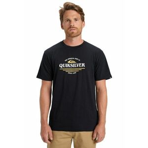 Tricou din bumbac cu imprimeu logo - Alb/Negru/Galben imagine