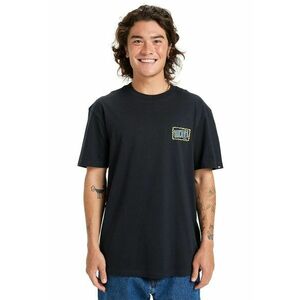 Tricou lejer din bumbac cu imprimeu logo pe partea din spate - Negru/Galben/Albastru imagine