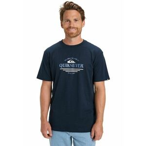 Tricou din bumbac cu imprimeu logo - Alb/Bleumarin imagine