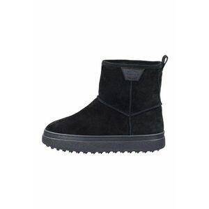 Ghete din piele intoarsa Snowhill - Negru imagine