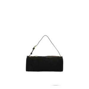 Geanta baguette din piele intoarsa Valoria Chic - Negru imagine