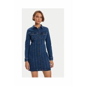 Rochie 112355125 - bumbac/poliester - albastru - imagine