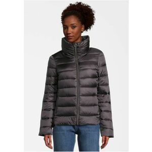 Jacheta matlasata cu fermoar 50489 - Gri antracit imagine