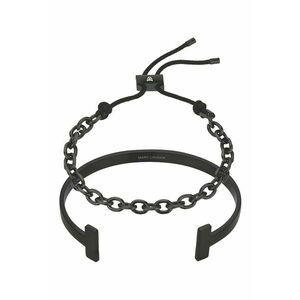 Set de bratari - 2 piese - Negru imagine