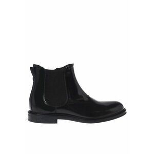 Ghete Chelsea de piele - Negru imagine