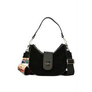 Geanta dama piele velur naturala negru ES0277IS 010025JZ - Negru - Universal imagine