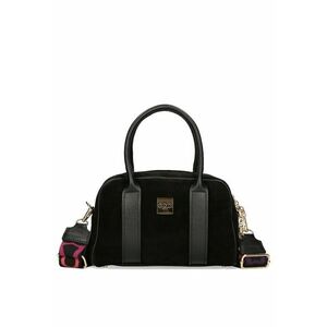 Geanta dama piele velur naturala negru ES0287IN 330025JZ - Negru - Universal imagine