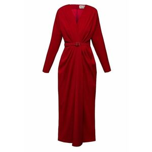 Rochie midi drapata Amaris imagine