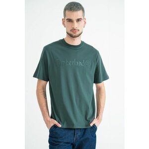 Tricou de bumbac Hampthon - Verde padure imagine