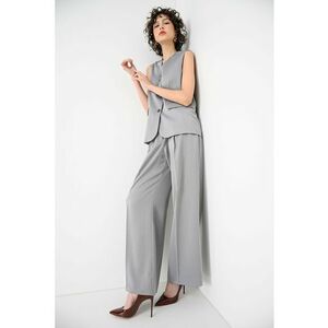 Pantaloni eleganti cu croiala ampla Gela - Verde pal imagine