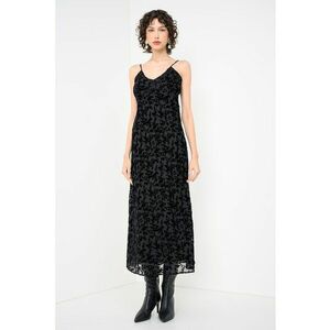 Rochie cu decolteu in V Coccole - Negru imagine