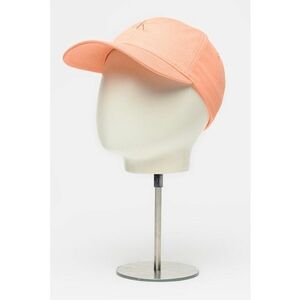 Sapca baseball din bumbac cu broderie logo - Portocaliu deschis imagine