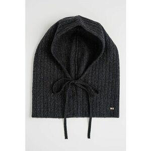 Balaclava cu model torsade - Gri antracit imagine