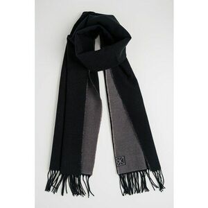 Esarfa cu franjuri - Negru imagine