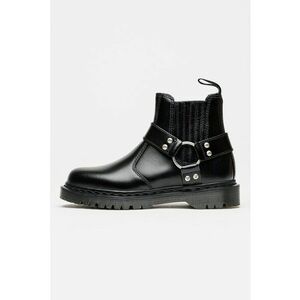 Ghete Chelsea unisex de piele 2976 Harness - Negru imagine