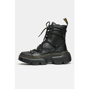 Ghete unisex de piele cu aspect masiv DMXL - Negru imagine