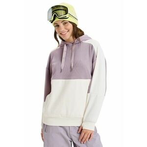 Hanorac cu slituri pentru degetele mari pentru ski Liberty - Alb/Lila pal imagine