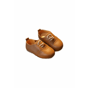 Pantofi Eleganti - Pentru Baietei - Piele ecologica - Siret - Maro imagine