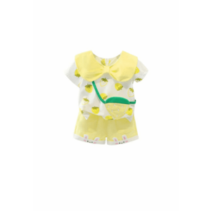 Costum - Capusnele - Bumbac - Fete - Maneca scurta - Multicolor imagine