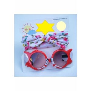 Set Bentita Si Ochelari De Soare - Sunny Roses - Uni - Esarfa - Textil - Fete imagine