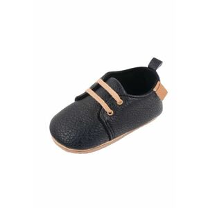 Pantofi Cu Sireturi - Elegant - Piele ecologica - Baieti - Negru imagine