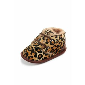 Ghetute Maro Imblanite Pentru Fetite - Leopard - Siret - Peste glezna imagine