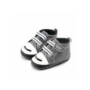 Ghetute Gri - Monkey - Gri - Casual - Piele ecologica - Baieti - Velcro - Gri - Usoara - pentru bebelusi - 3-6 luni imagine