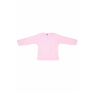 Tricou Maneca Lunga - Uni - Bumbac - Roz imagine