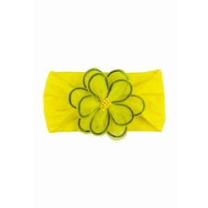 Bentita Lata Model Passion Flower - Uni - Textil - Fete - 0-12 luni - Galben imagine