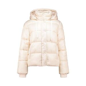 Geaca matlasata cu gluga - Crem imagine