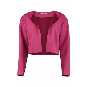 Sacou scurt de catifea - Fucsia imagine