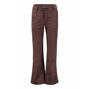 Pantaloni bootcut uni - Maro cognac imagine