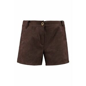 Pantaloni scurti cu buzunare - Maro inchis imagine