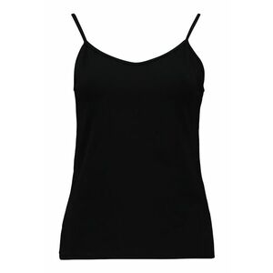 Top slim fit cu bretele subtiri - Negru imagine