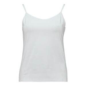 Top slim fit cu bretele subtiri - Alb imagine