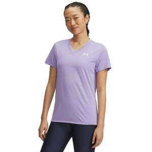 Tricou cu decolteu in V pentru antrenament Tech™ - Lila imagine